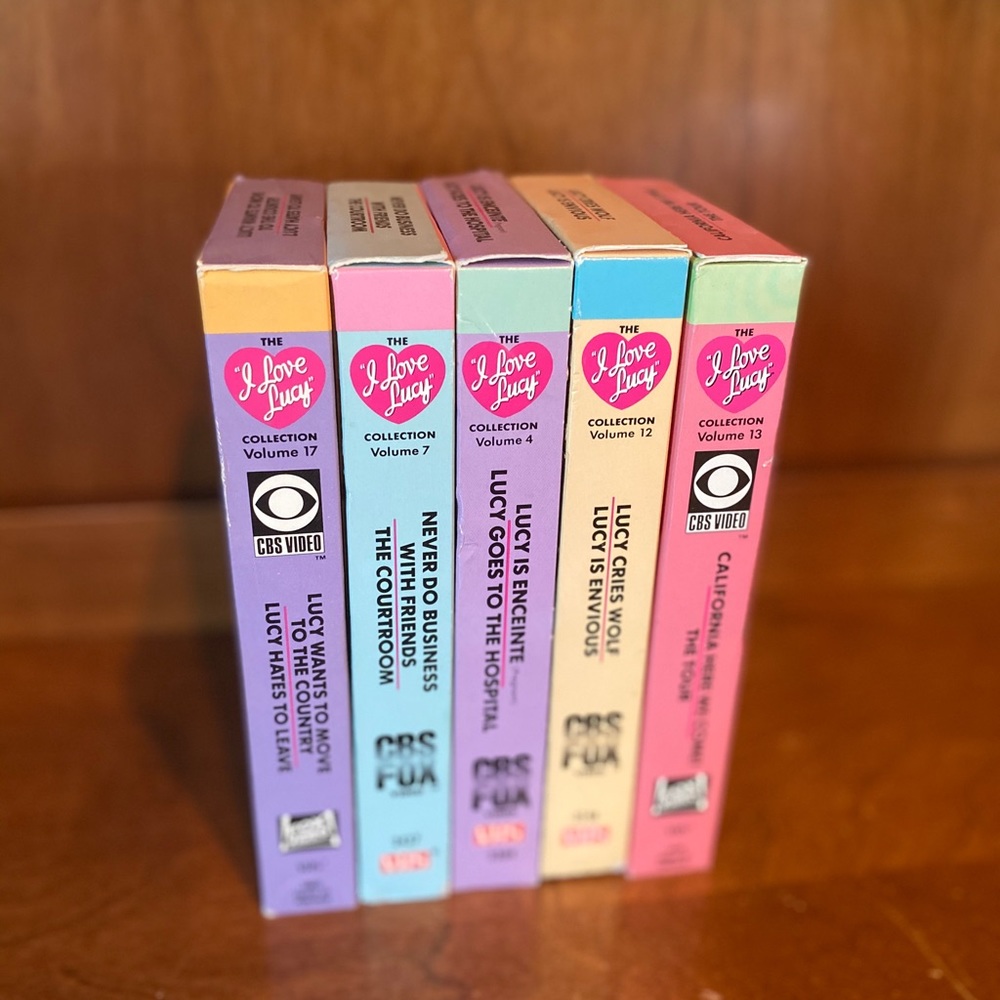 I LOVE LUCY ❤️ VHS Tapes